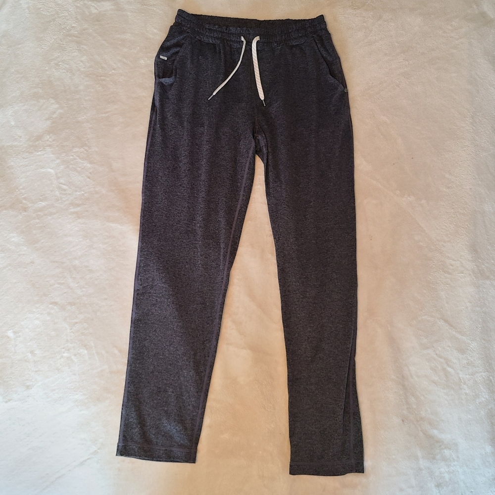 Vuori Men's Ponto Performance Pant in Charcoal Heather Size L